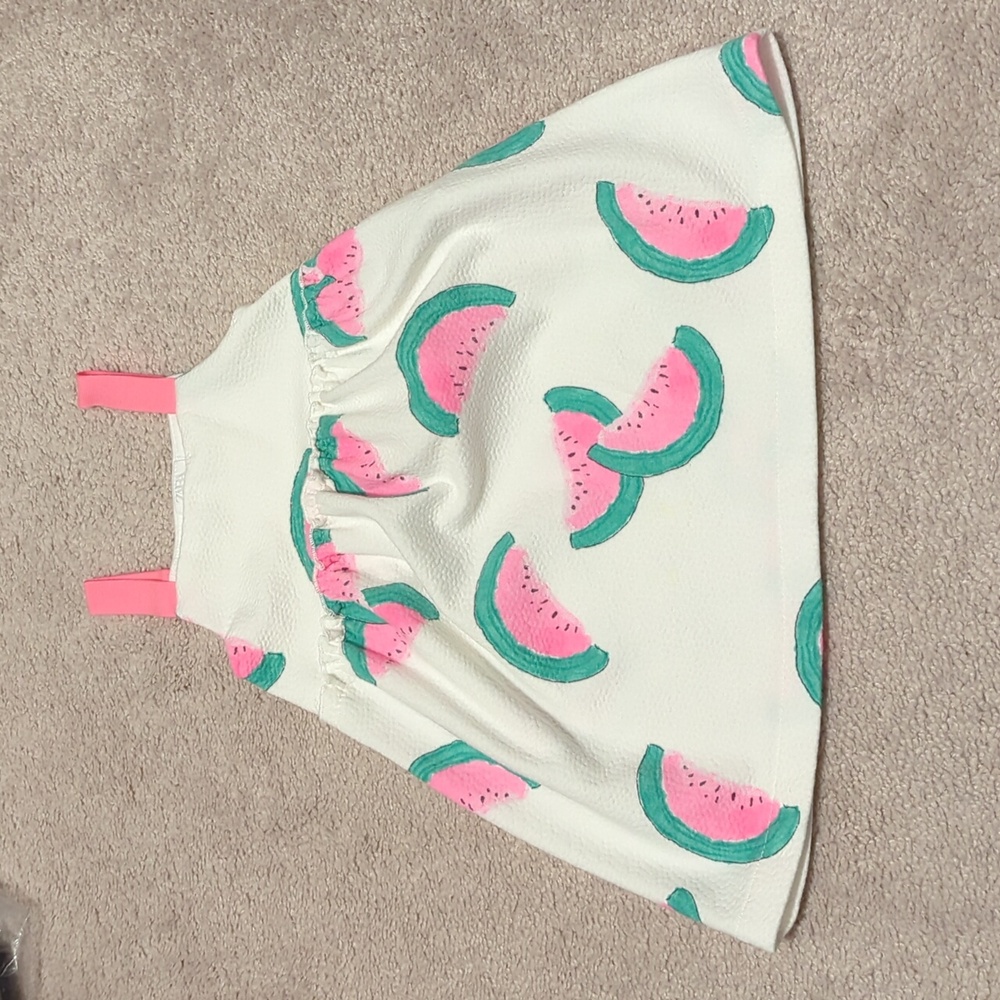 ZARA Textured Watermelon 🍉 Dress